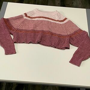 Aéropostale cropped fleece sweater